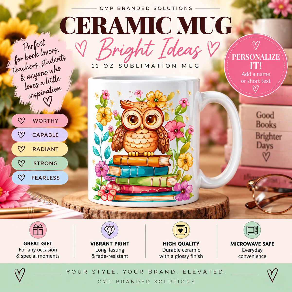 Personalized Sublimation Mug | 11 oz & 15 oz Ceramic Mug