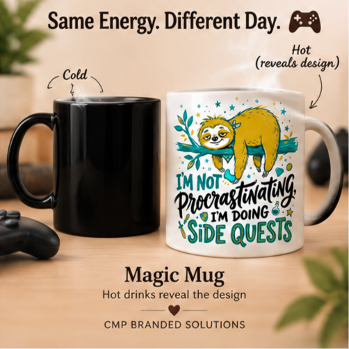 Personalized Magic Mug | 11 oz Color-Changing Sublimation Mug