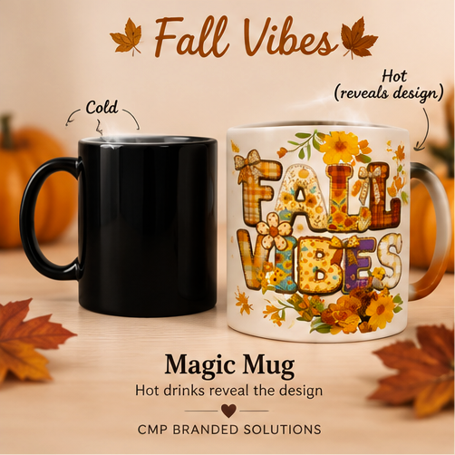 Personalized Magic Mug | 11 oz Color-Changing Sublimation Mug