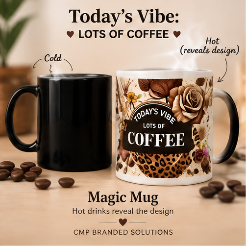 Personalized Magic Mug | 11 oz Color-Changing Sublimation Mug