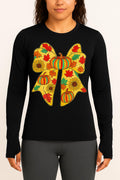 Fall Pumpkin Graphic Long-Sleeve Shirt