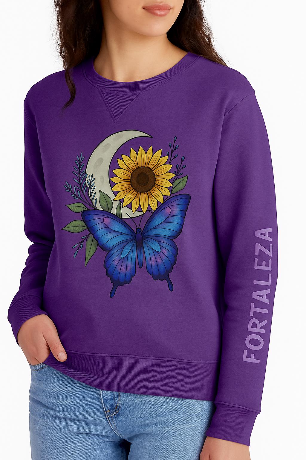 Fortaleza • Fe • Faith UV Color-Changing Sweatshirt